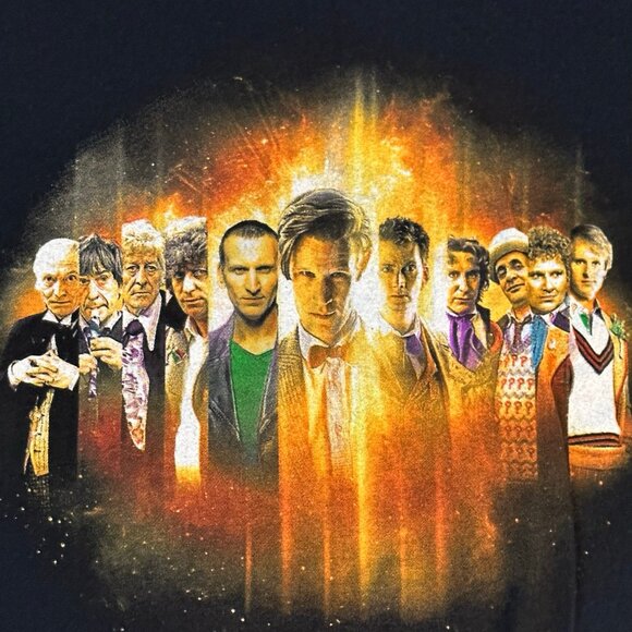 Dr Who Print T-Shirt The Doctors Size Large, Matt Smith, David Tennant 2009 - Picture 2 of 4